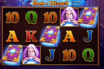 Book of Wizard: Crystal Chance Slot Game Screenshot Image