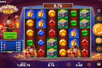 Boom! Boom! Gold! Slot Game Screenshot Image