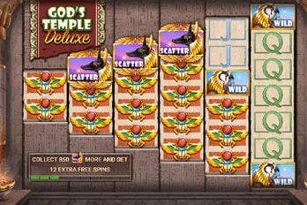God's Temple Deluxe Slot Game Screenshot Image