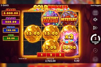 Gold Nuggets Slot Game Screenshot Image