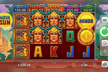 Maya Sun: Hold and Win Slot Game Screenshot Image
