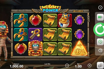 Mummy Power Slot Game Screenshot Image