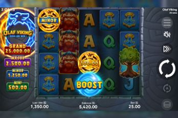 Olaf Viking Slot Game Screenshot Image