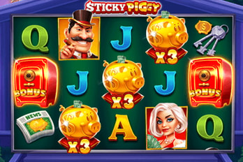 Sticky Piggy Slot Game Screenshot Image