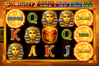 Sun of Egypt 2: Hold and Win Slot Game Screenshot Image