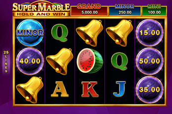 Super Marble: Hold and Win Slot Game Screenshot Image