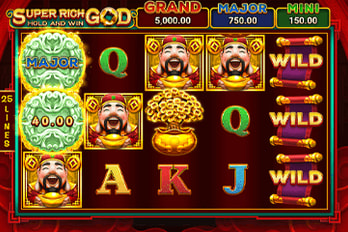 Super Rich God: Hold and Win Slot Game Screenshot Image
