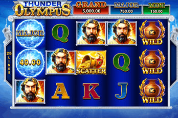Thunder of Olympus: Hold and Win Slot Game Screenshot Image