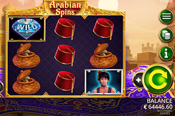 Arabian Spins Slot Game Screenshot Image