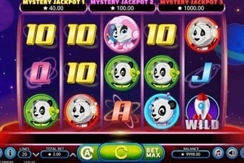 Astro Pandas Slot Game Screenshot Game