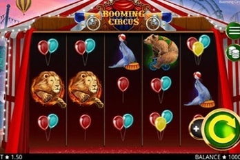 Booming Circus Slot Game Screenshot Game