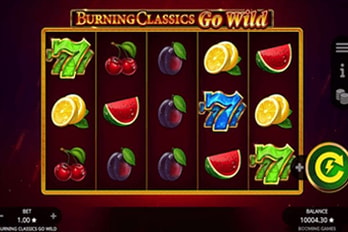 Burning Classics Go Wild Slot Game Screenshot Image