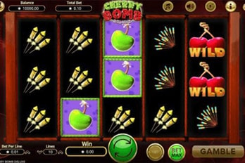 Cherry Bomb Deluxe Slot Game Screenshot Game