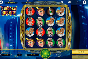Chicago Nights Slot Game Screenshot Image