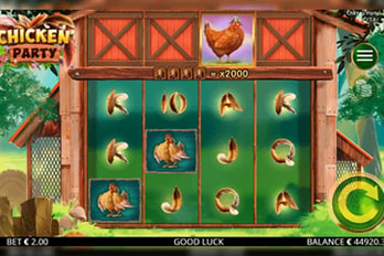 Chicken Party Slot Game Screenshot Game