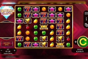 Crystal Classics Slot Game Screenshot Game