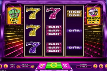 Disco Bar 7s Slot Game Screenshot Game