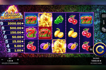 Golden Strawberries Slot Game Screenshot Image