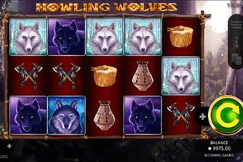 Howling Wolves Slot Game Screenshot Image
