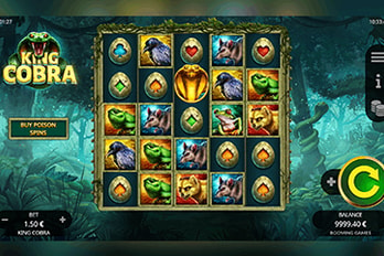 King Cobra Slot Game Screenshot Image