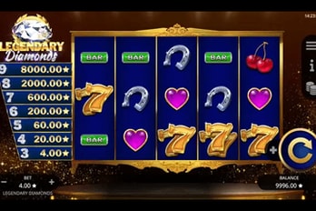 Legendary Diamonds Slot Game Screenshot Image