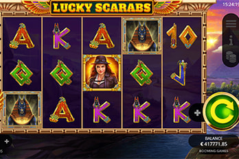 Lucky Scarabs Slot Game Screenshot Image