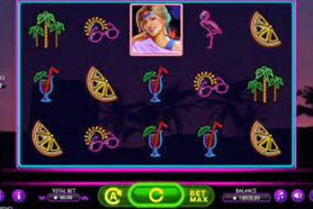 Miami Nights Slot Game Screenshot Game