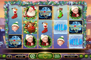 Rudolph's Ride Slot Game Screenshot Game