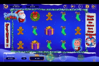 Santa's Kiss Slot Game Screenshot Image