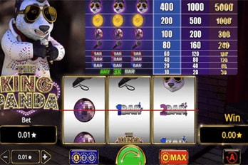 The King Panda Slot Game Screenshot Image