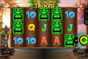 Tiki Wins Slot Game Screenshot Game