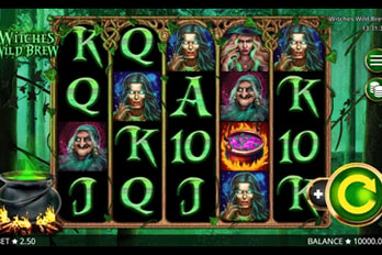 Witches Wild Brew Slot Game Screenshot Image