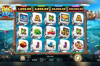 A Big Catch - Hold and Win Slot Game Screenshot Image