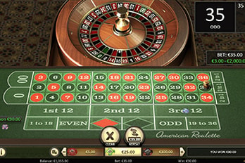 American Roulette Table Game Screenshot Image