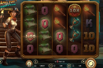 April Fury and the Chamber of Scarabs Slot Game Screenshot Image