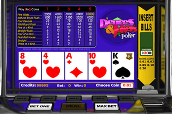 Deuces and Jokers Video Poker Screenshot Image