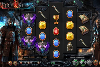 Fire & Steel Slot Game Screenshot Image