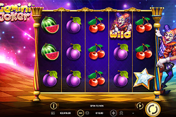 Betsoft Gemini Joker Slot Game Screenshot Image