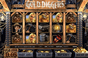 Gold Diggers Slot Game Screenshot Image
