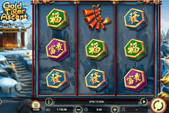 Betsoft Gold Tiger Ascent Slot Game Screenshot Image