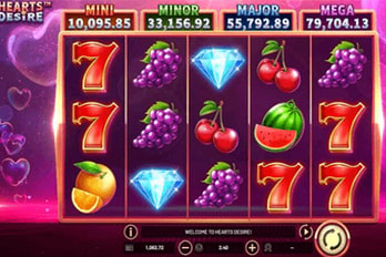 Hearts Desire Slot Game Screenshot Image