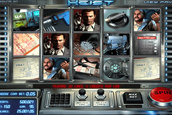 Heist Slot Game Screenshot Image