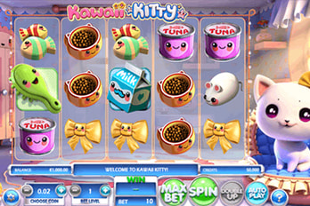 Kawaii Kitty Slot Game Screenshot Image