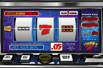 Lucky 7 Slot Game Screenshot Image