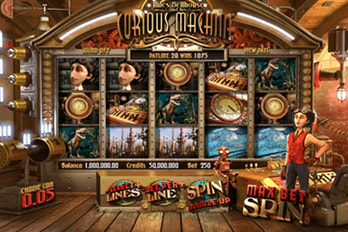 Miles Bellhouse and His Curious Machine Slot Game Screenshot Image