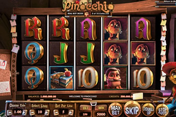 Pinocchio Slot Game Screenshot Image