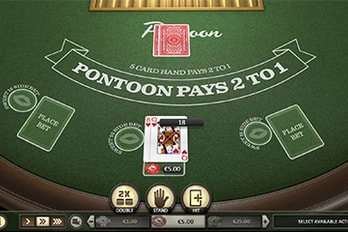 Pontoon Table Game Screenshot Image
