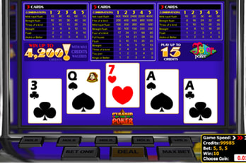Pyramid Joker Poker Video Poker Screenshot Image
