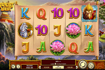 Quest To The West Slot Game Screenshot Image