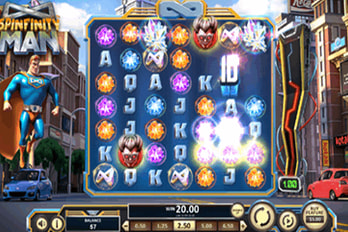 Spinfinity Man Slot Game Screenshot Image